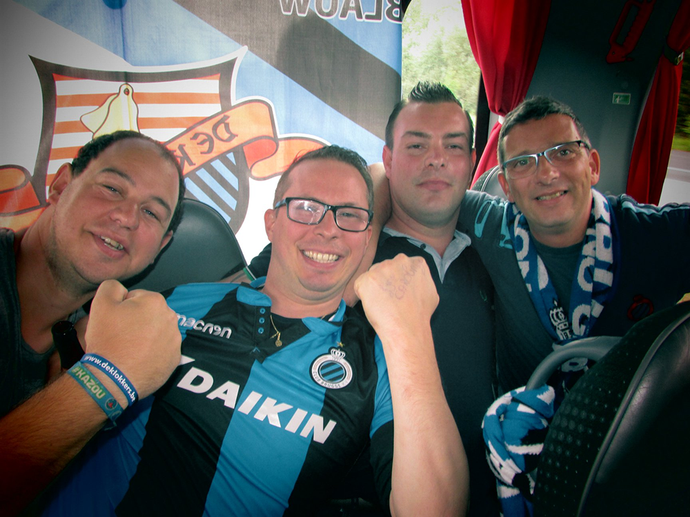 uitwedstrijden met de bus van de klokkers Brugge